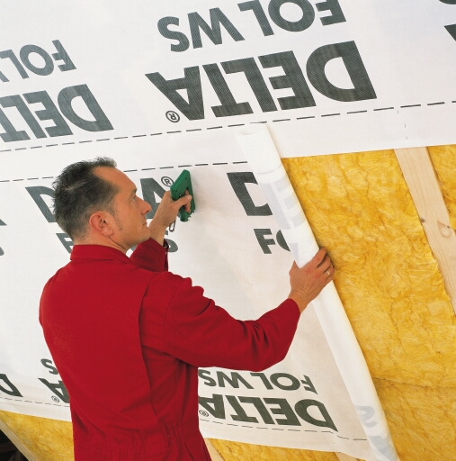 Монтаж пленки DELTA-FOL WS